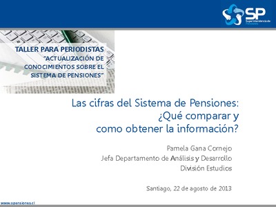 Las cifras del Sistema de Pensiones: ¿Qué comparar y como obtener la información?