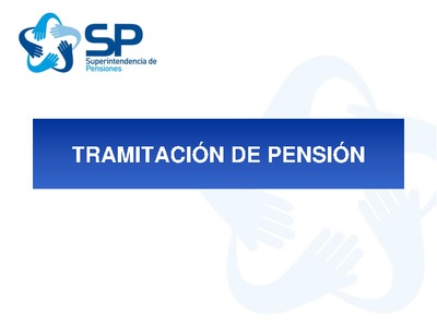 Tramitación de Pensión