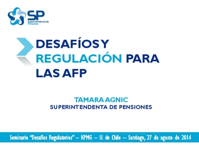 Desafíos y Regulación para las AFP