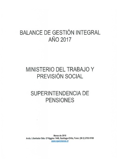 Balance de Gestión Integral 2017