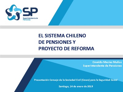 Sistema Chileno de Pensiones y Proyecto de Reforma