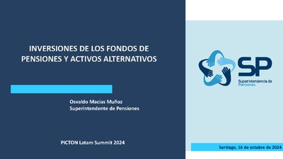 Inversiones de los Fondos de Pensiones y Activos Alternativos