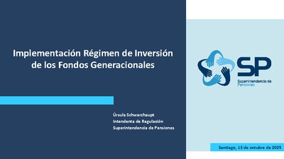 Implementación Régimen de Inversión de los Fondos Generacionales