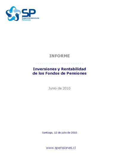 Inversiones y rentabilidad de los Fondos de Pensiones a mayo 2010