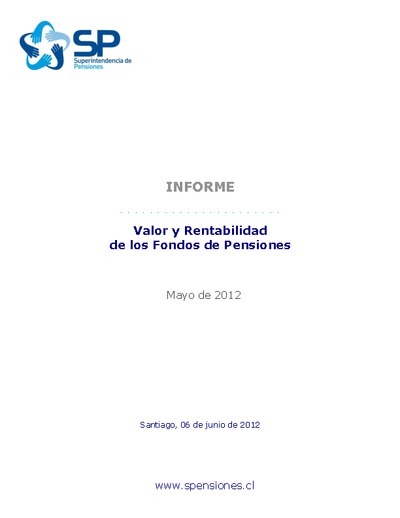Inversiones y rentabilidad de los Fondos de Pensiones a mayo 2012