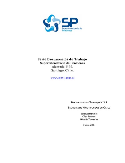Documento de Trabajo Nº 43: Esquema de Multifondos en Chile